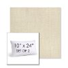 Picture of Pique Flax | Set of 2 | 10" X 24" Sunbrella Outdoor Throw Pillows with Premium Inserts