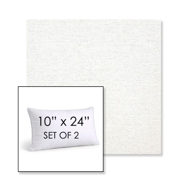 Picture of Platform Salt | Set of 2 | 10" X 24" Sunbrella Outdoor Throw Pillows with Premium Inserts