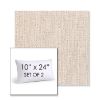 Picture of Poros Linen | Set of 2 | 10" X 24" Sunbrella Outdoor Throw Pillows with Premium Inserts