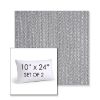 Picture of Posh Graphite | Set of 2 | 10" X 24" Sunbrella Outdoor Throw Pillows with Premium Inserts
