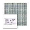 Picture of Principle Lagoon | Set of 2 | 10" X 24" Sunbrella Outdoor Throw Pillows with Premium Inserts