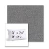 Picture of Proof Slate | Set of 2 | 10" X 24" Sunbrella Outdoor Throw Pillows with Premium Inserts