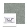 Picture of Rafi Mist | Set of 2 | 10" X 24" Sunbrella Outdoor Throw Pillows with Premium Inserts