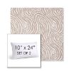 Picture of Rapids Camel | Set of 2 | 10" X 24" Sunbrella Outdoor Throw Pillows with Premium Inserts