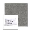Picture of Ritsy Fog | Set of 2 | 10" X 24" Sunbrella Outdoor Throw Pillows with Premium Inserts