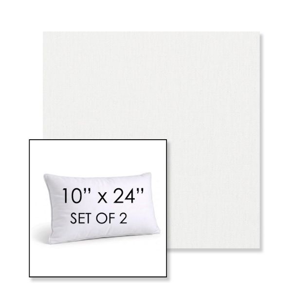 Picture of Ritsy Salt | Set of 2 | 10" X 24" Sunbrella Outdoor Throw Pillows with Premium Inserts