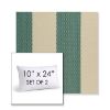 Picture of Rothko Mermaid | Set of 2 | 10" X 24" Sunbrella Outdoor Throw Pillows with Premium Inserts