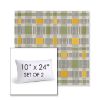 Picture of Rubix Lemon Lime | Set of 2 | 10" X 24" Sunbrella Outdoor Throw Pillows with Premium Inserts