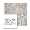 Picture of Sensibility Linen | Set of 2 | 10" X 24" Sunbrella Outdoor Throw Pillows with Premium Inserts