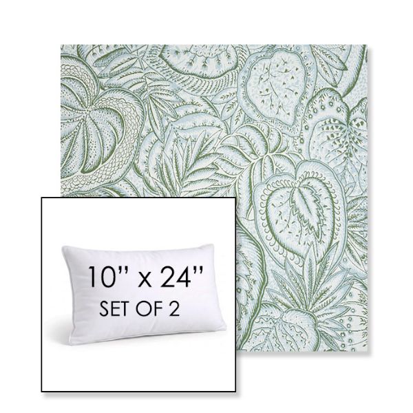 Picture of Sensibility Spring | Set of 2 | 10" X 24" Sunbrella Outdoor Throw Pillows with Premium Inserts