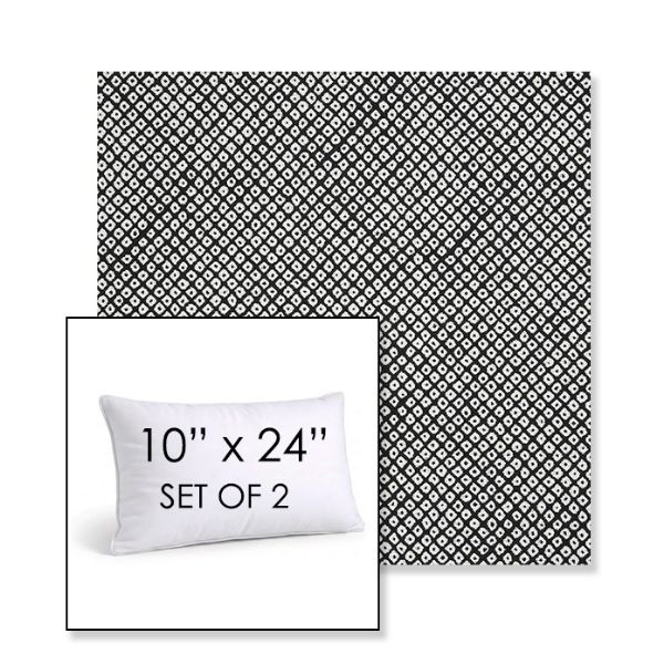 Picture of Shibori Classic | Set of 2 | 10" X 24" Sunbrella Outdoor Throw Pillows with Premium Inserts