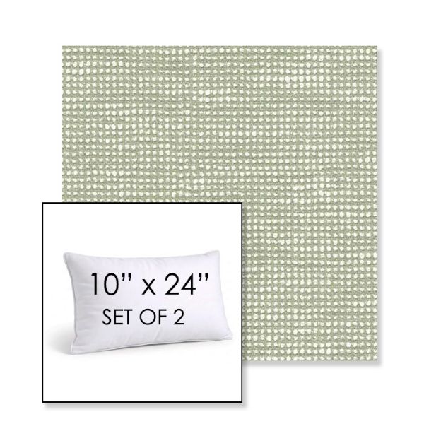 Picture of Slow Spirea | Set of 2 | 10" X 24" Sunbrella Outdoor Throw Pillows with Premium Inserts