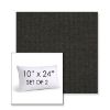 Picture of Spectrum Carbon | Set of 2 | 10" X 24" Sunbrella Outdoor Throw Pillows with Premium Inserts