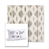 Picture of Spinner Diamond Onyx | Set of 2 | 10" X 24" Sunbrella Outdoor Throw Pillows with Premium Inserts