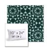 Picture of Sundial Seaweed | Set of 2 | 10" X 24" Sunbrella Outdoor Throw Pillows with Premium Inserts