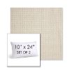 Picture of Tailored Snow | Set of 2 | 10" X 24" Sunbrella Outdoor Throw Pillows with Premium Inserts