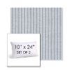 Picture of Tap Chambray | Set of 2 | 10" X 24" Sunbrella Outdoor Throw Pillows with Premium Inserts