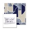Picture of Territory Lazuli | Set of 2 | 10" X 24" Sunbrella Outdoor Throw Pillows with Premium Inserts