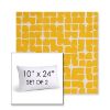 Picture of Toggle Lemon Drop | Set of 2 | 10" X 24" Sunbrella Outdoor Throw Pillows with Premium Inserts