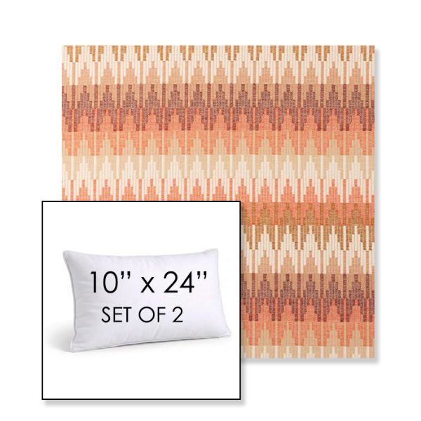 Picture of Valley Desert | Set of 2 | 10" X 24" Sunbrella Outdoor Throw Pillows with Premium Inserts