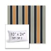 Picture of Varsity Sherbert Shibori | Set of 2 | 10" X 24" Sunbrella Outdoor Throw Pillows with Premium Inserts