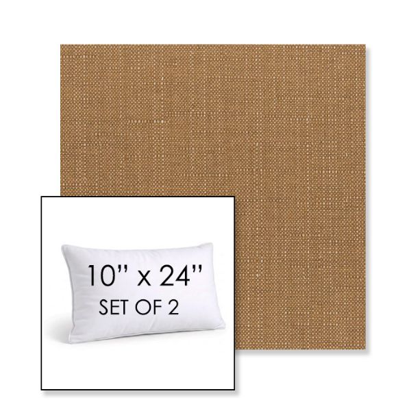 Picture of Willa Amber | Set of 2 | 10" X 24" Sunbrella Outdoor Throw Pillows with Premium Inserts