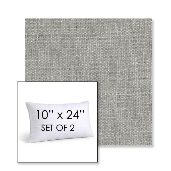 Picture of Willa Celery | Set of 2 | 10" X 24" Sunbrella Outdoor Throw Pillows with Premium Inserts