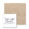 Picture of Abstraction Camel | Set of 2 | 10" X 28" Sunbrella Outdoor Throw Pillows with Premium Inserts