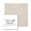 Picture of Adena Sand | Set of 2 | 10" X 28" Sunbrella Outdoor Throw Pillows with Premium Inserts