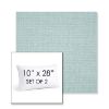 Picture of Bliss Dew | Set of 2 | 10" X 28" Sunbrella Outdoor Throw Pillows with Premium Inserts