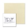 Picture of Canvas Vellum | Set of 2 | 10" X 28" Sunbrella Outdoor Throw Pillows with Premium Inserts