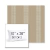 Picture of Caper Camel | Set of 2 | 10" X 28" Sunbrella Outdoor Throw Pillows with Premium Inserts