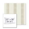 Picture of Caper Linen | Set of 2 | 10" X 28" Sunbrella Outdoor Throw Pillows with Premium Inserts