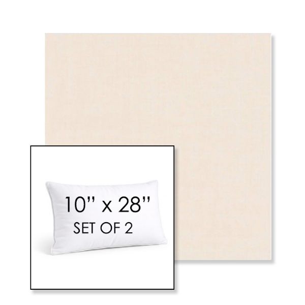 Picture of Cast Bisque | Set of 2 | 10" X 28" Sunbrella Outdoor Throw Pillows with Premium Inserts