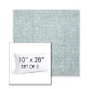 Picture of Chartres Opal | Set of 2 | 10" X 28" Sunbrella Outdoor Throw Pillows with Premium Inserts