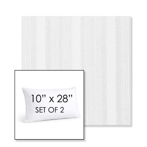 Picture of Compose Linen | Set of 2 | 10" X 28" Sunbrella Outdoor Throw Pillows with Premium Inserts