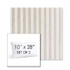 Picture of Costa Driftwood | Set of 2 | 10" X 28" Sunbrella Outdoor Throw Pillows with Premium Inserts