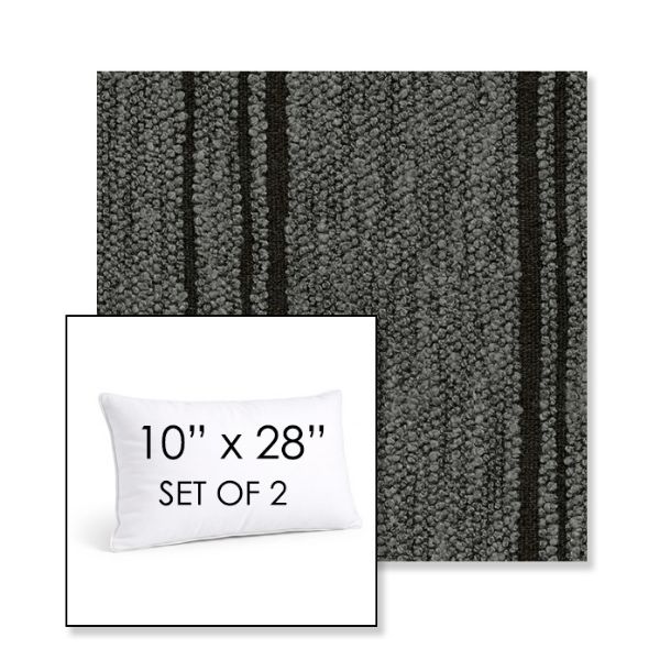 Picture of Harvest Basalt | Set of 2 | 10" X 28" Sunbrella Outdoor Throw Pillows with Premium Inserts
