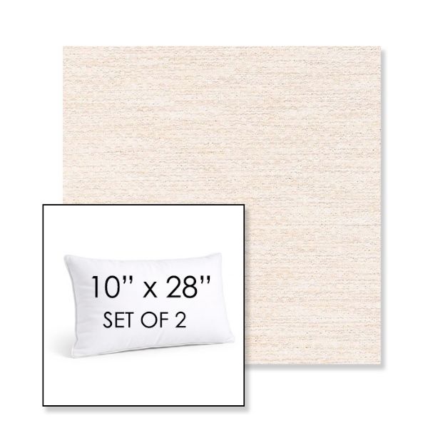 Picture of Litchfield Eggshell | Set of 2 | 10" X 28" Sunbrella Outdoor Throw Pillows with Premium Inserts