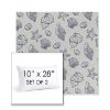 Picture of Nantucket Atlantis | Set of 2 | 10" X 28" Sunbrella Outdoor Throw Pillows with Premium Inserts