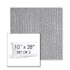 Picture of Posh Graphite | Set of 2 | 10" X 28" Sunbrella Outdoor Throw Pillows with Premium Inserts