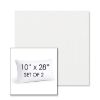 Picture of Ritsy Salt | Set of 2 | 10" X 28" Sunbrella Outdoor Throw Pillows with Premium Inserts