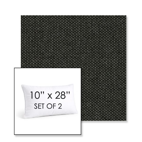 Picture of Source Fogo | Set of 2 | 10" X 28" Sunbrella Outdoor Throw Pillows with Premium Inserts