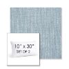Picture of Adena Celeste | Set of 2 | 10" X 30" Sunbrella Outdoor Throw Pillows with Premium Inserts