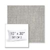Picture of Adena Pebble | Set of 2 | 10" X 30" Sunbrella Outdoor Throw Pillows with Premium Inserts