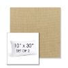 Picture of Canvas Heather Beige | Set of 2 | 10" X 30" Sunbrella Outdoor Throw Pillows with Premium Inserts