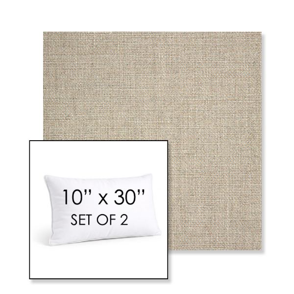 Picture of Piazza Dove | Set of 2 | 10" X 30" Sunbrella Outdoor Throw Pillows with Premium Inserts