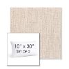 Picture of Poros Linen | Set of 2 | 10" X 30" Sunbrella Outdoor Throw Pillows with Premium Inserts