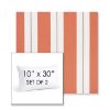 Picture of Relate Persimmon | Set of 2 | 10" X 30" Sunbrella Outdoor Throw Pillows with Premium Inserts