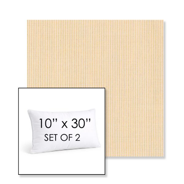 Picture of Replay Straw | Set of 2 | 10" X 30" Sunbrella Outdoor Throw Pillows with Premium Inserts